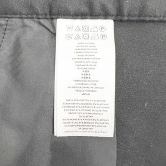 MICHAEL MICHAEL KORS Black Zip Pocket Flat Front Ankle Pants Women Size 8 - Picture 4 of 4